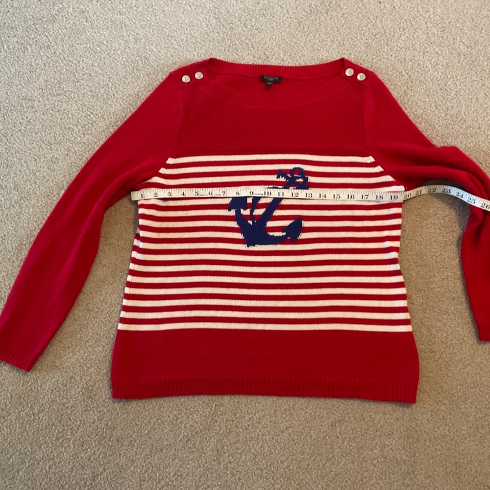 size XLP, bust up to 40” inches, new condition, anchor ⚓️ vibes sweater - Picture 3 of 7